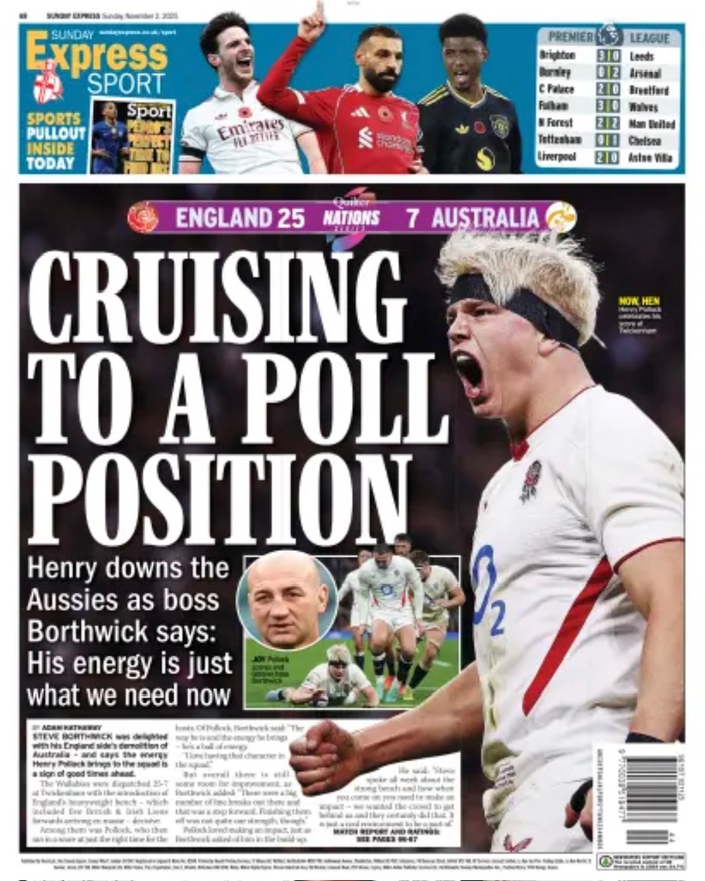 Sunday Express Backpage