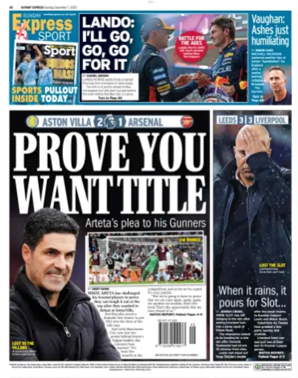 Sunday Express Backpage