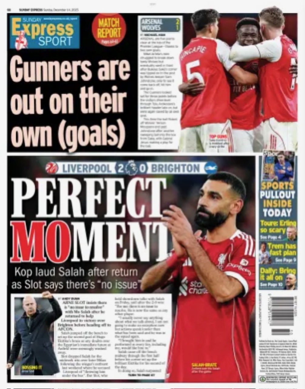 Sunday Express Backpage