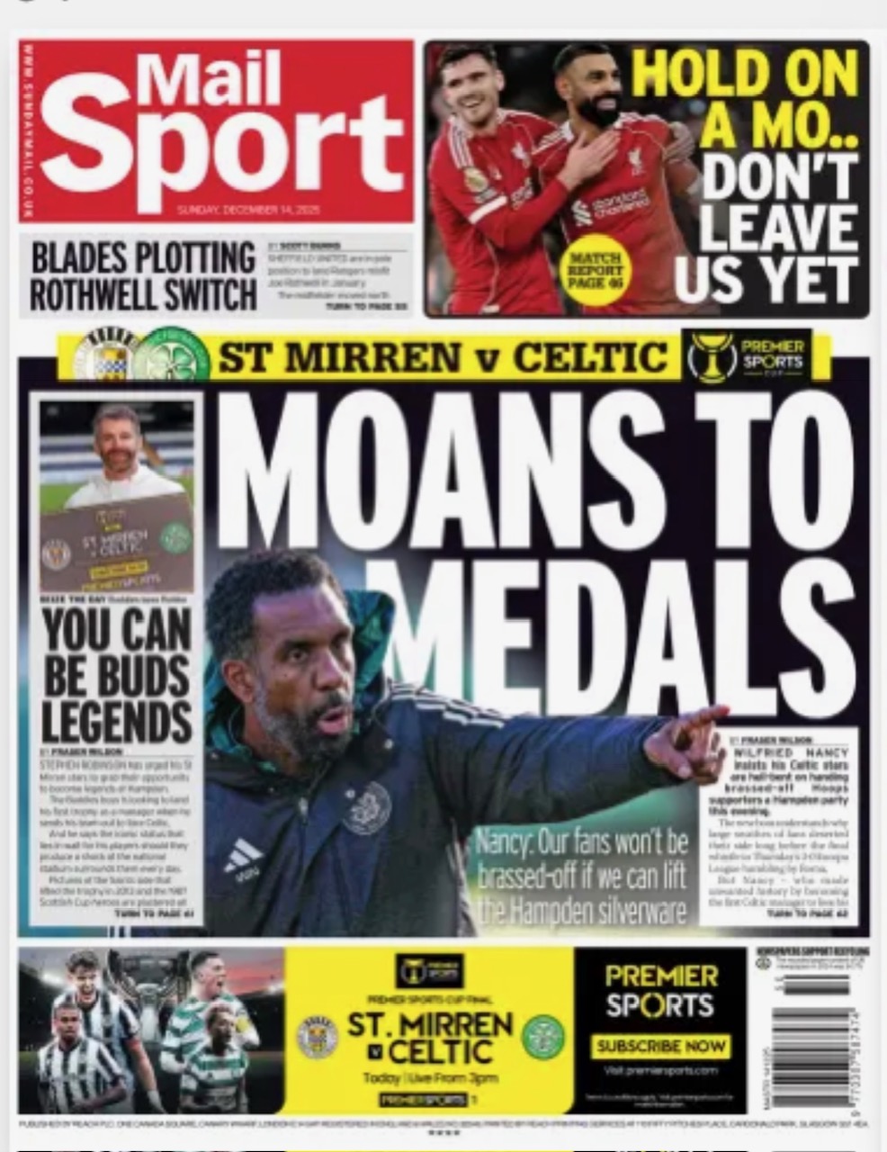 Sunday Mail Backpage