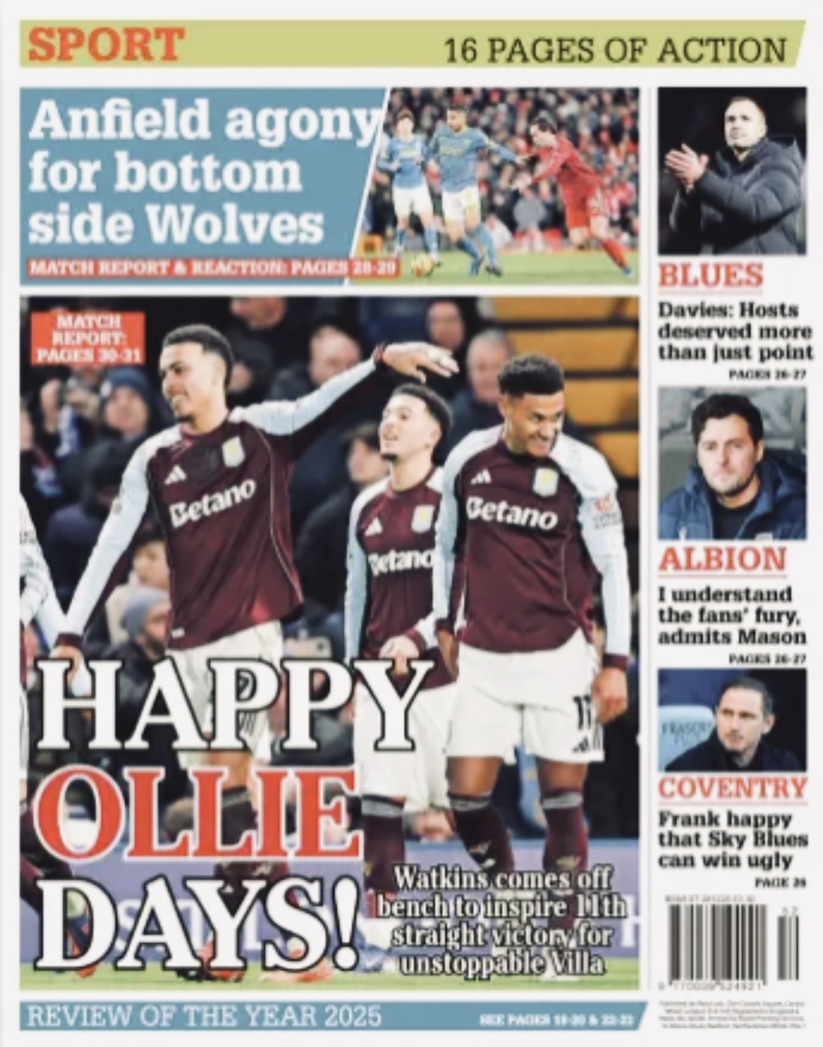 Sunday Mercury Backpage