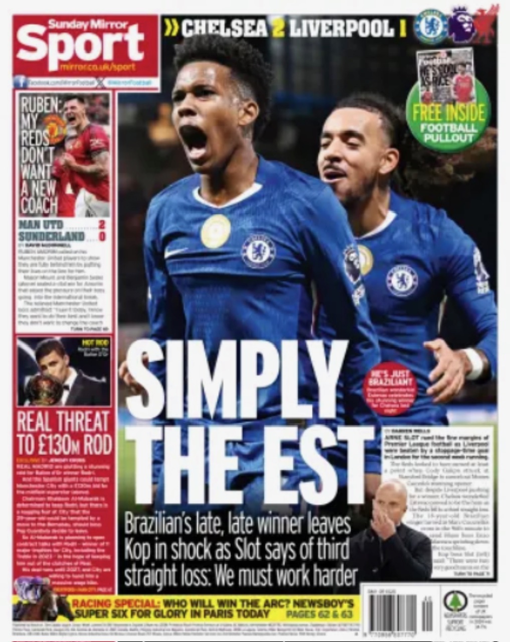 Sunday Mirror Backpage