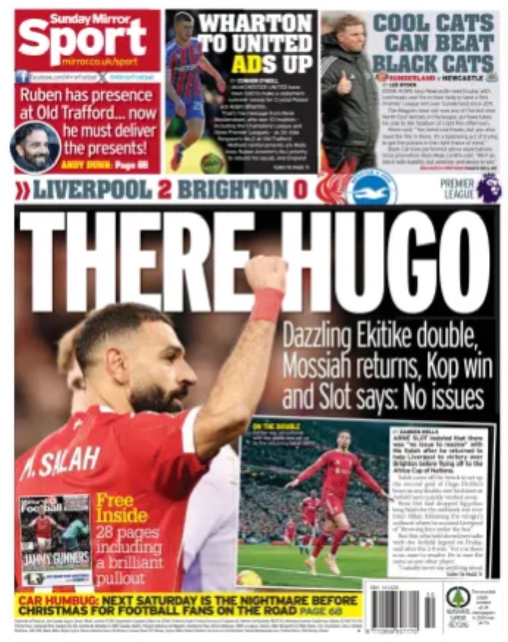 Sunday Mirror Backpage