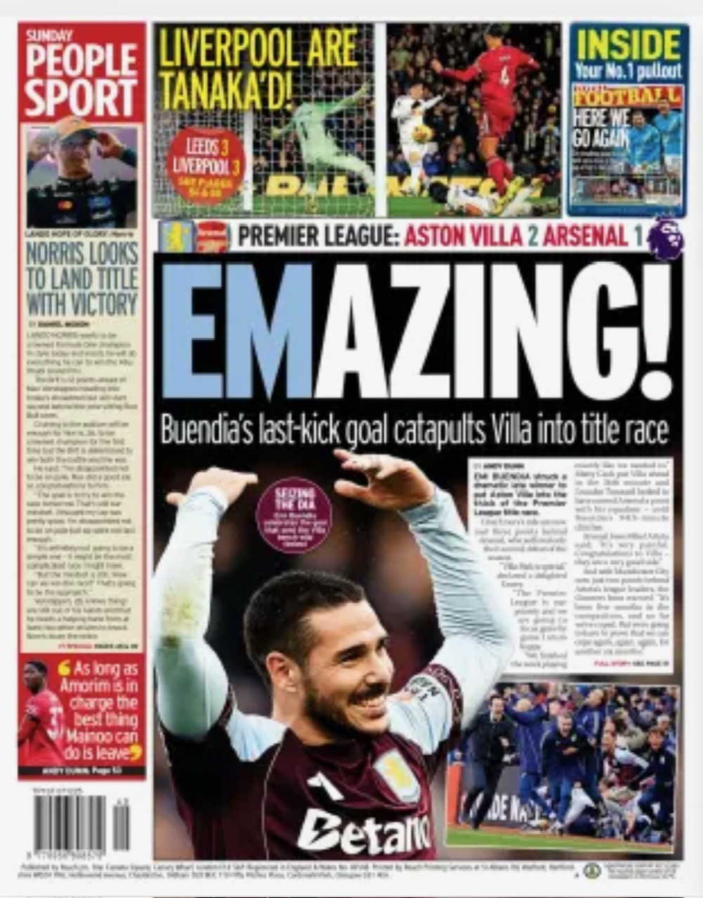 Sunday People Backpage