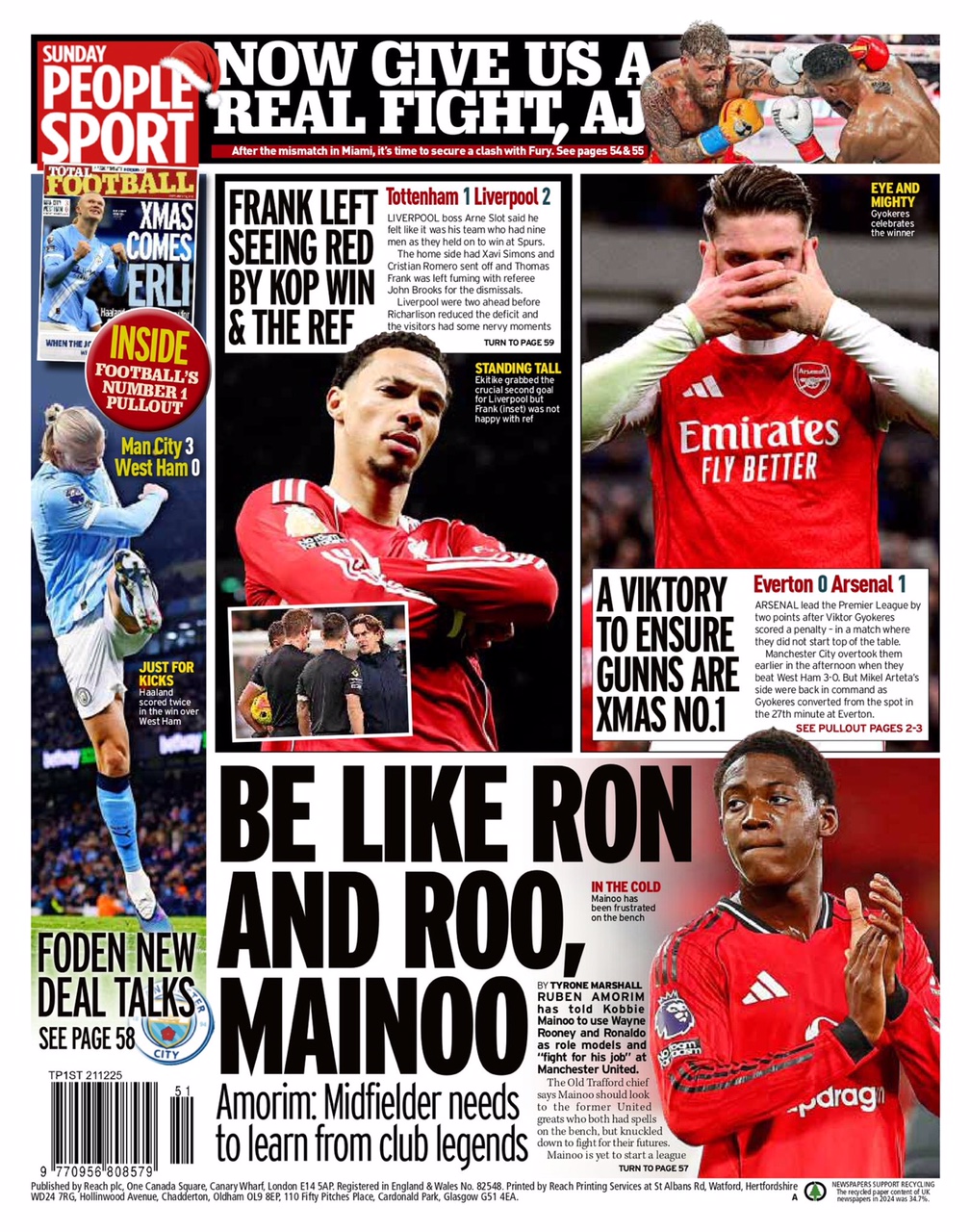Sunday People Backpage