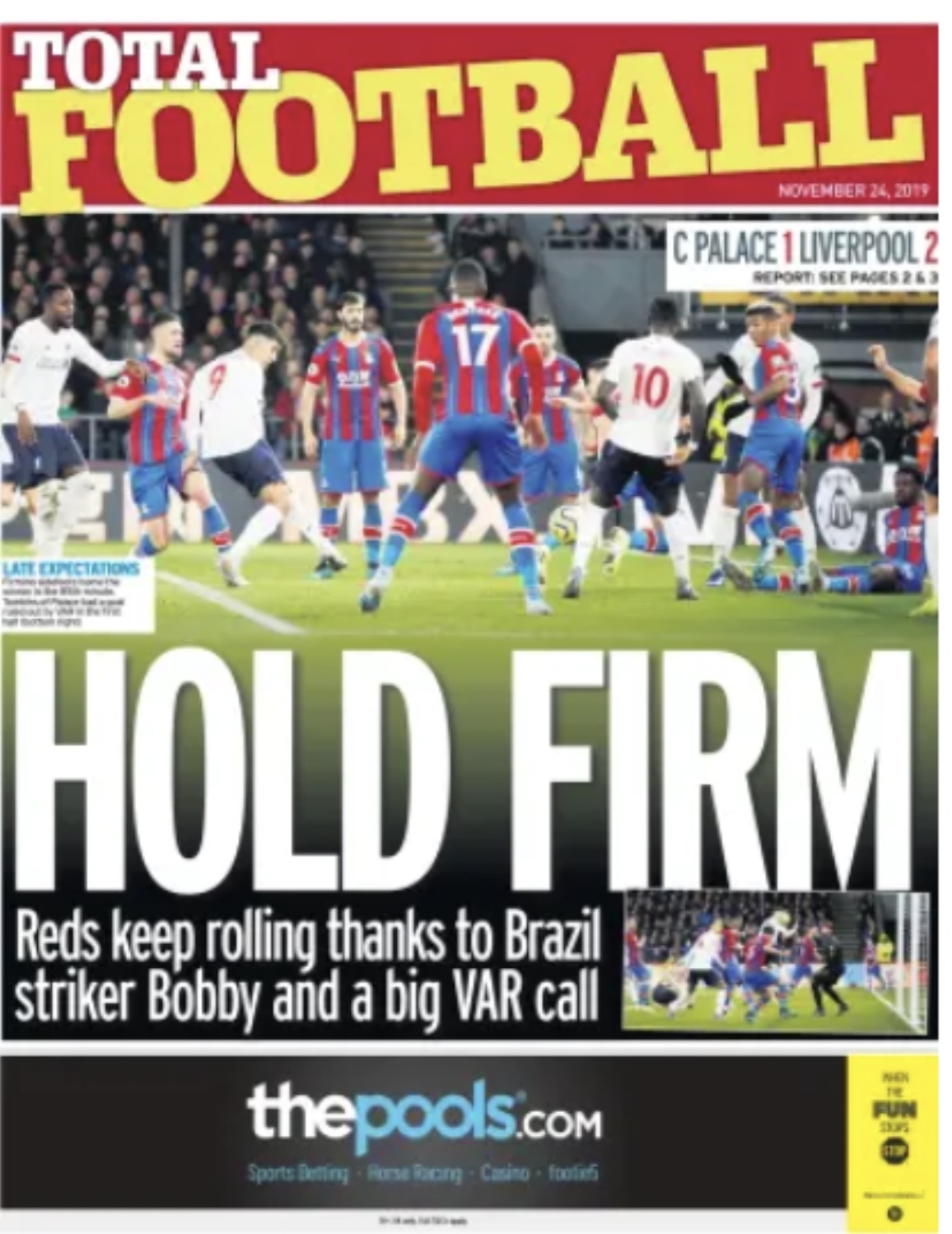 Sunday People - Total Football Cover