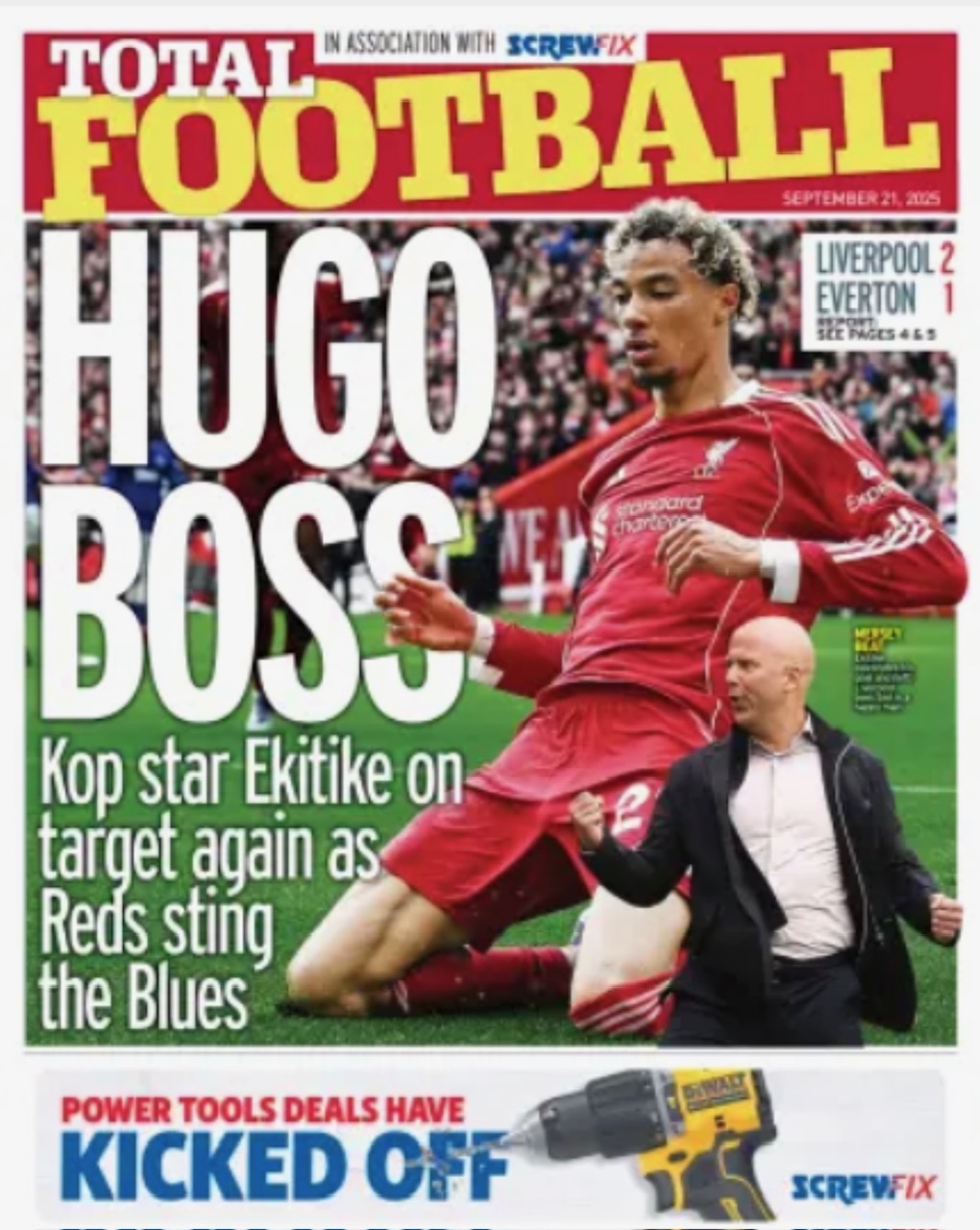 Sunday People Total Football Cover