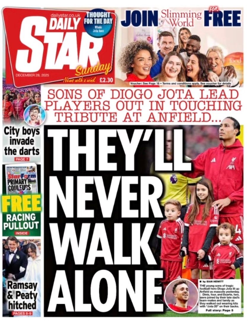 Sunday Star Frontpage