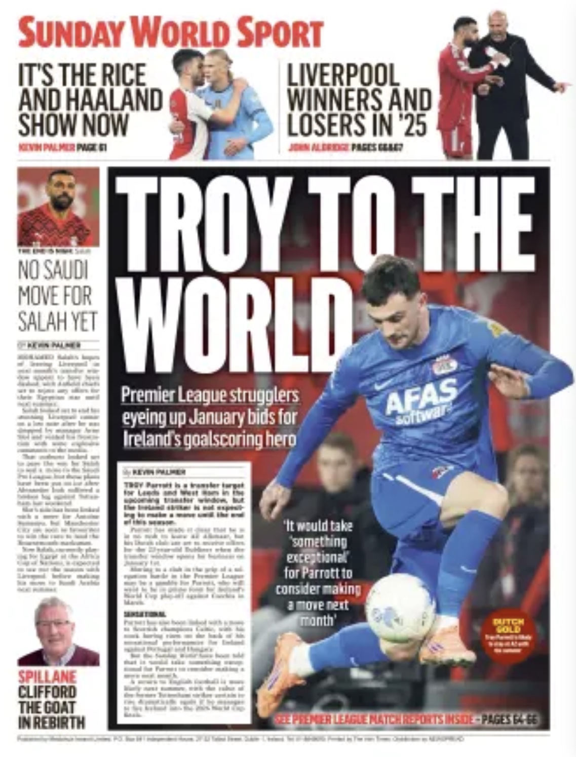 Sunday World Backpage
