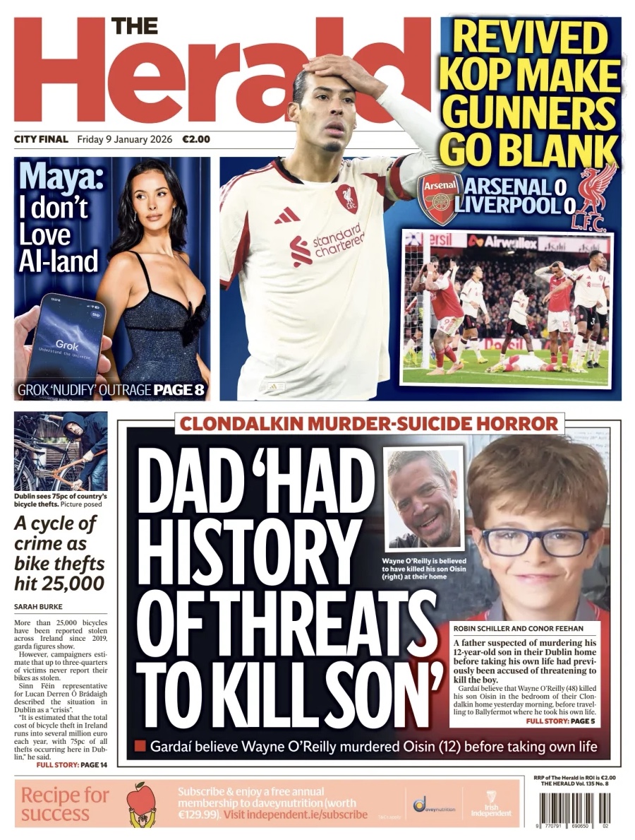 The Herald Frontpage