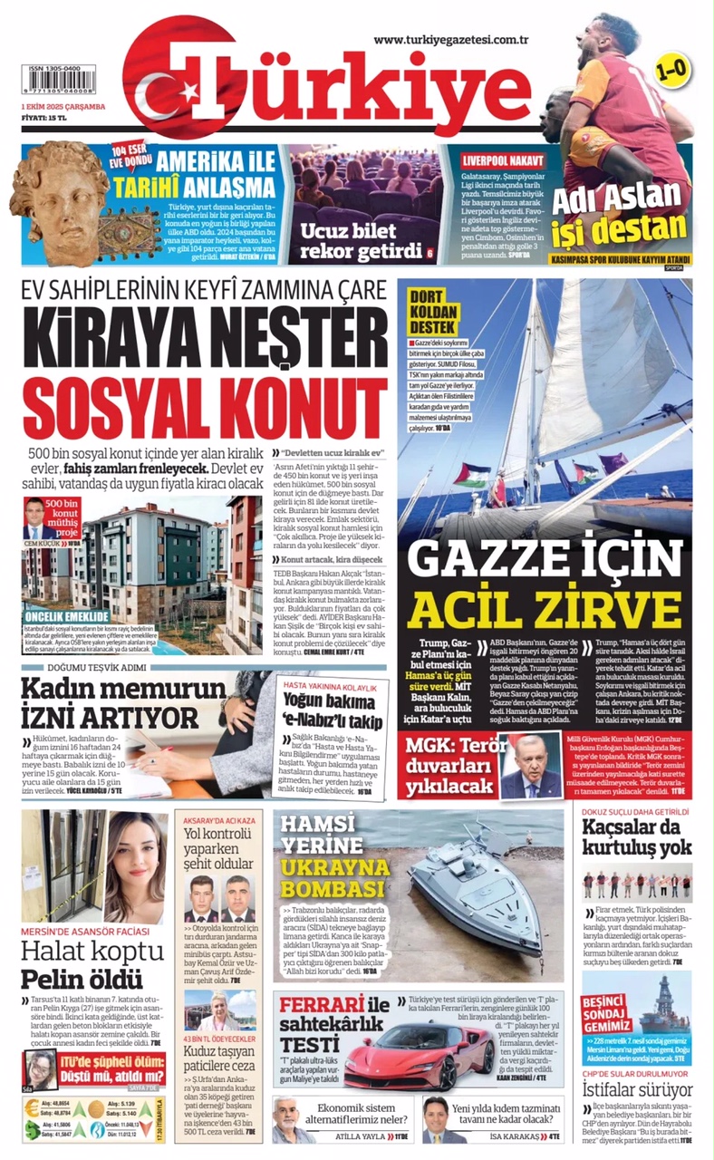 Turkiye Frontpage