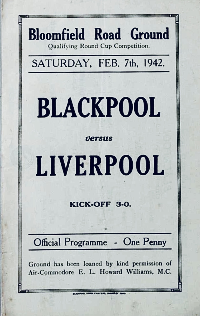 Match programme