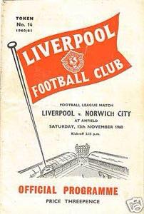 Matchdetails from Liverpool - Norwich City played on